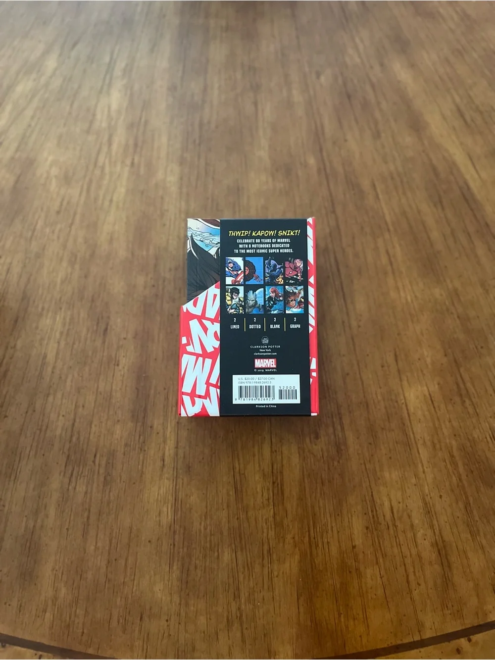 Marvel Red & Black Super Heroes Notebook Set